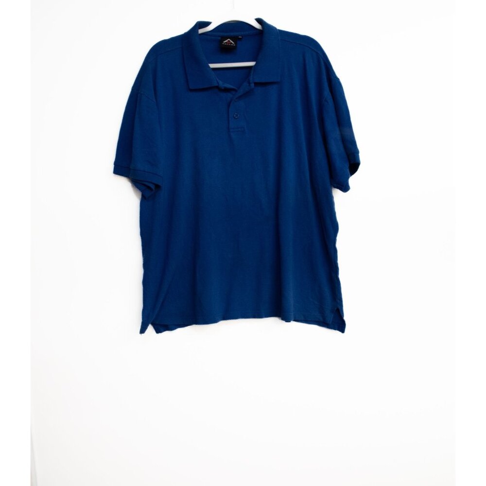 Access Mens 2XL Blue Polo Shirt Short Sleeve Cotton Blend Casual Wear